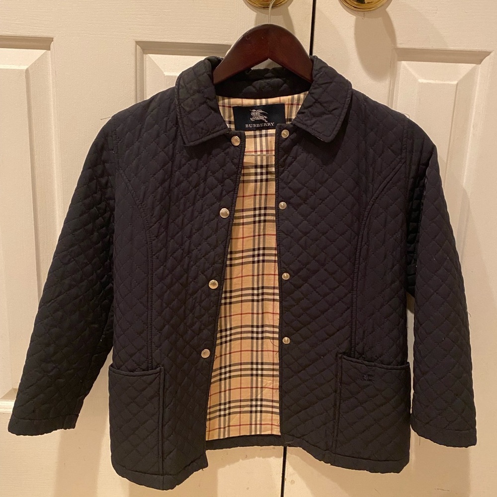 BURBERRY GIRLS QUILTED JACKET WINTER COAT